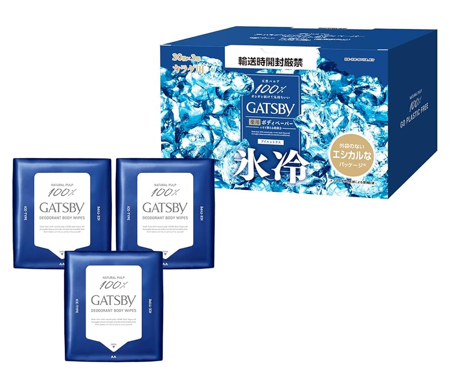 GATSBY ボディシート 3種セット Amazon.co.jp: ギャツビー GATSBY ボディペーパー 10枚×3個 携帯